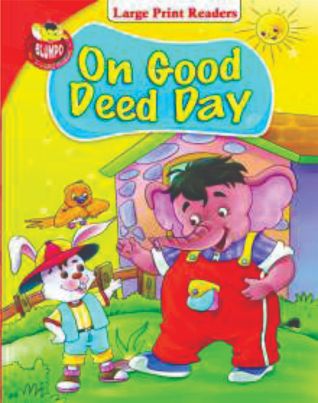 Blueberry Large Print Reader Blumpo English On Good Deed Day